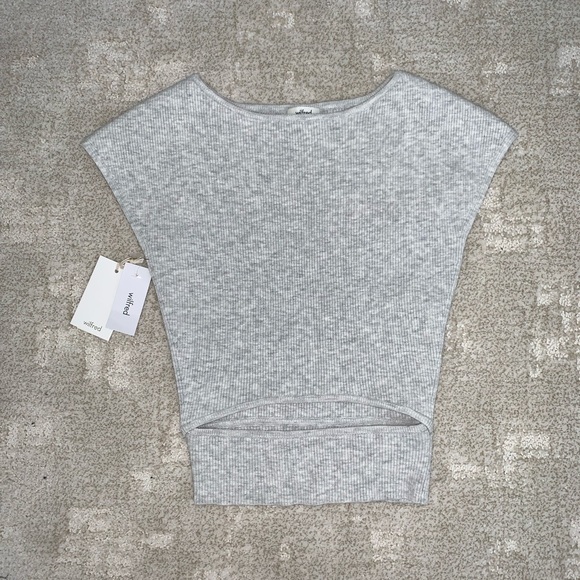 Aritzia Tops - Wilfred free Cut out knit top